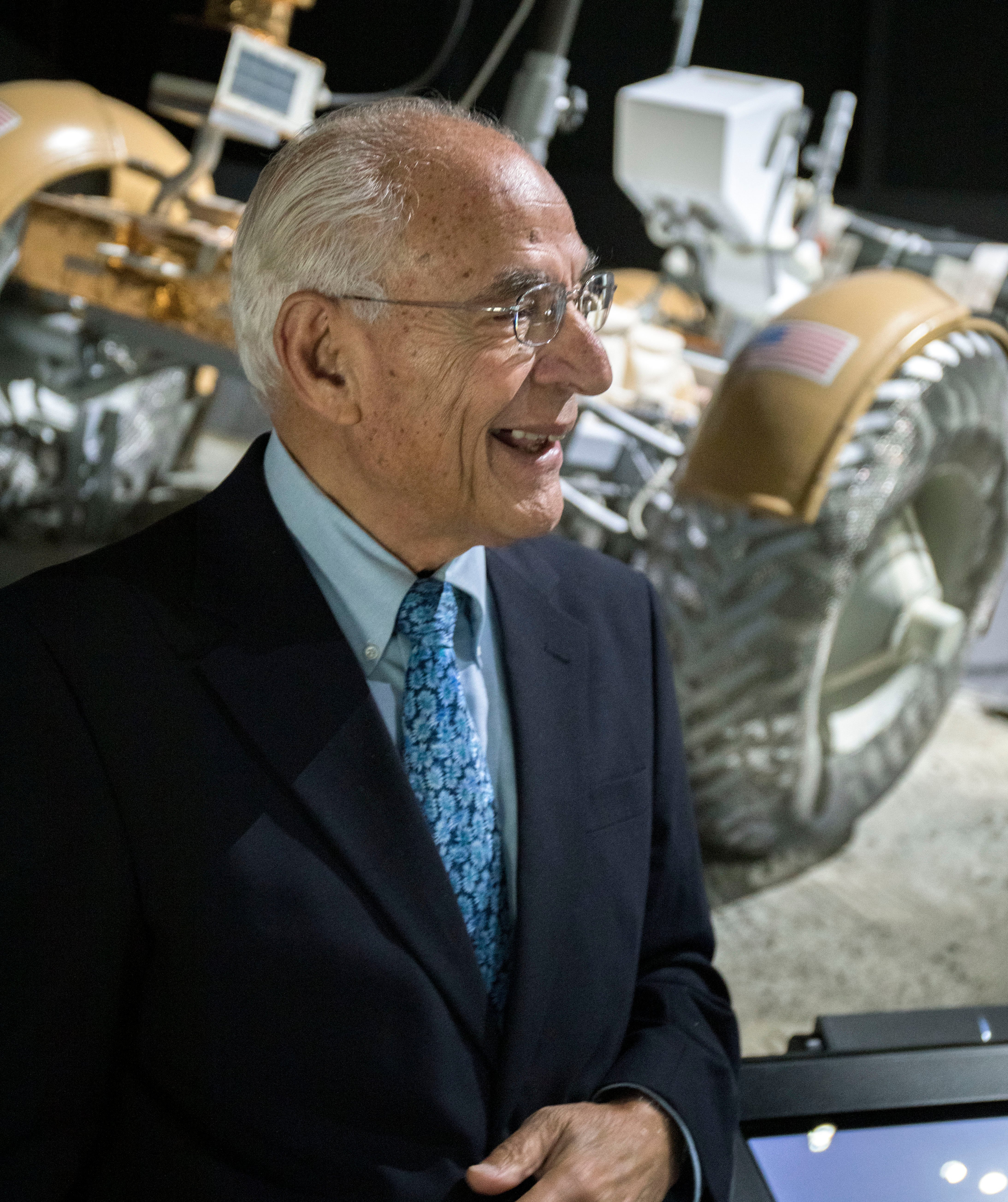 Dr. Farouk El-Baz with Buggy2914 at The Museum of Flight