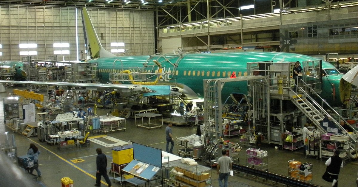 Featured image: A 737 being worked on in a Boeing facility in Renton, WA, c. 2010. Photo credit US Department of the Treasury - Read full post: Jobs That Don't Need a Degree