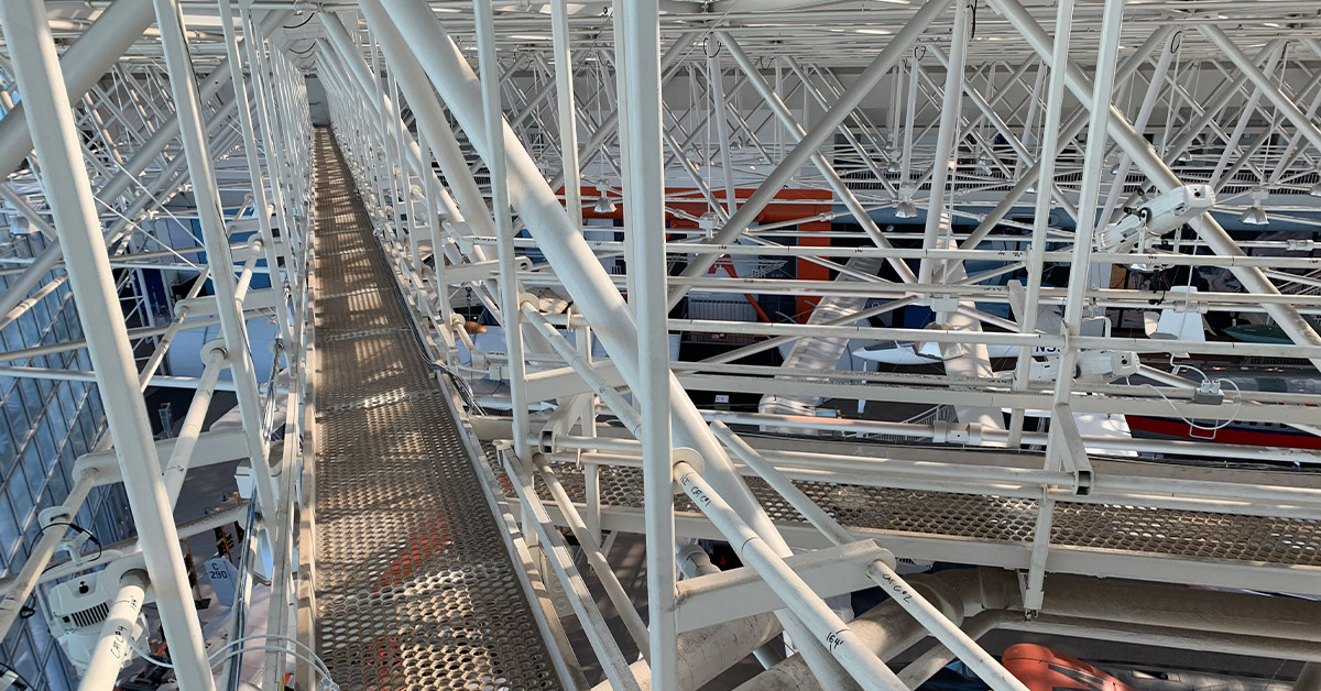 Featured image: Catwalk above the Great Gallery at The Museum of Flight - Read full post: Hidden Above