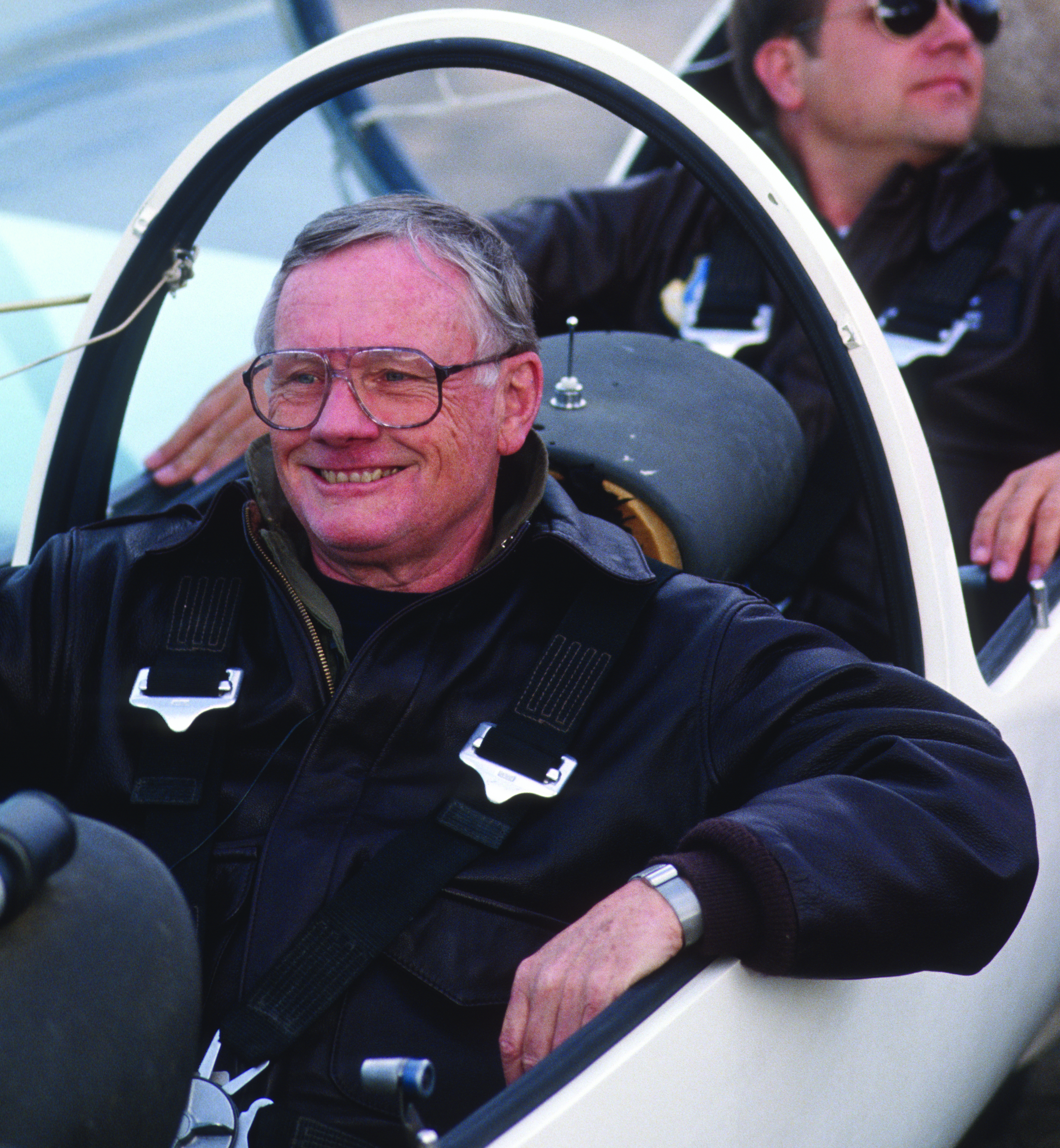 Happy Armstrong in Glider