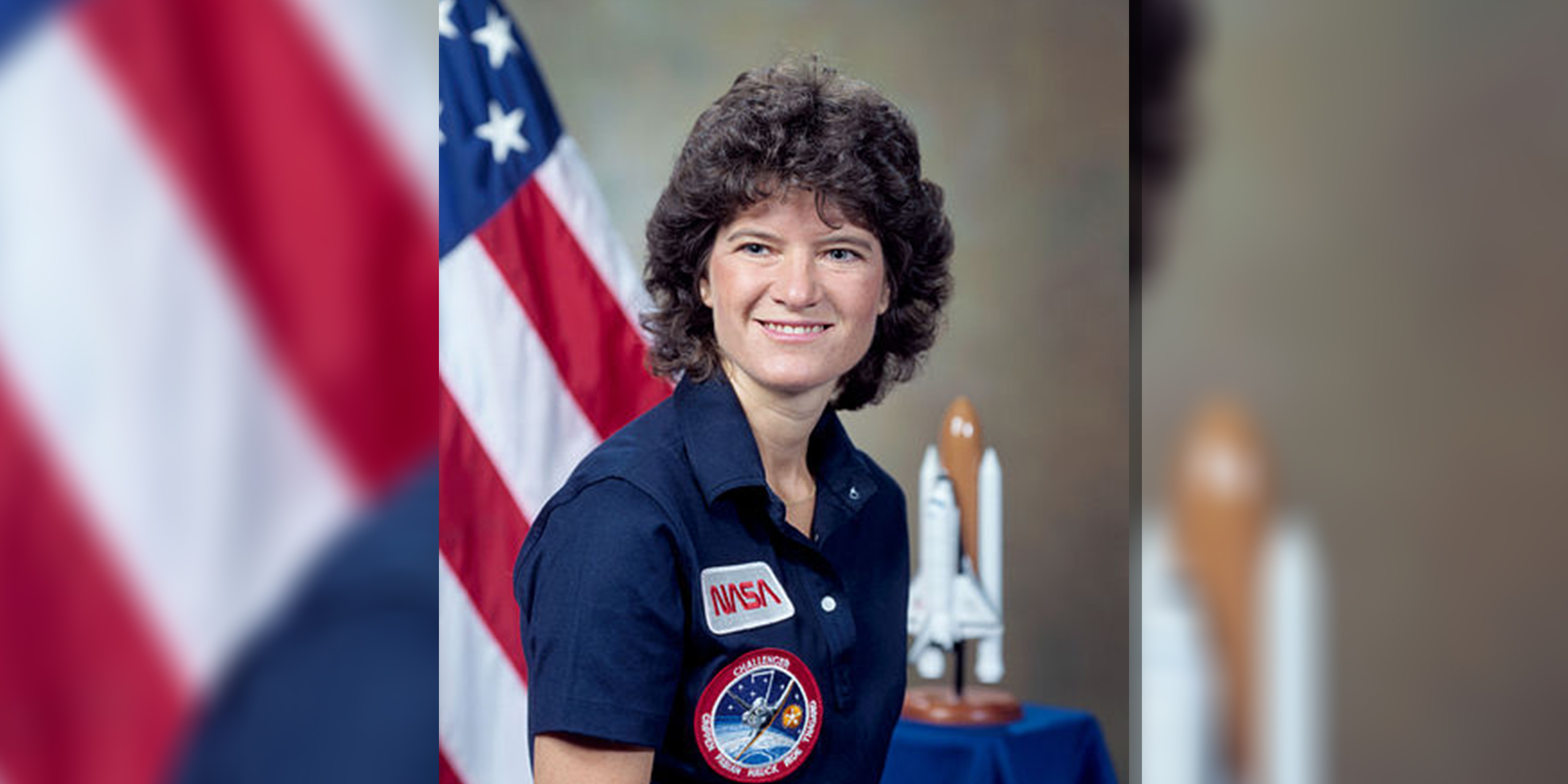 Featured image: A portrait of Sally Ride dressed in a blue NASA flight suit. - Read full post: Beyond Labels