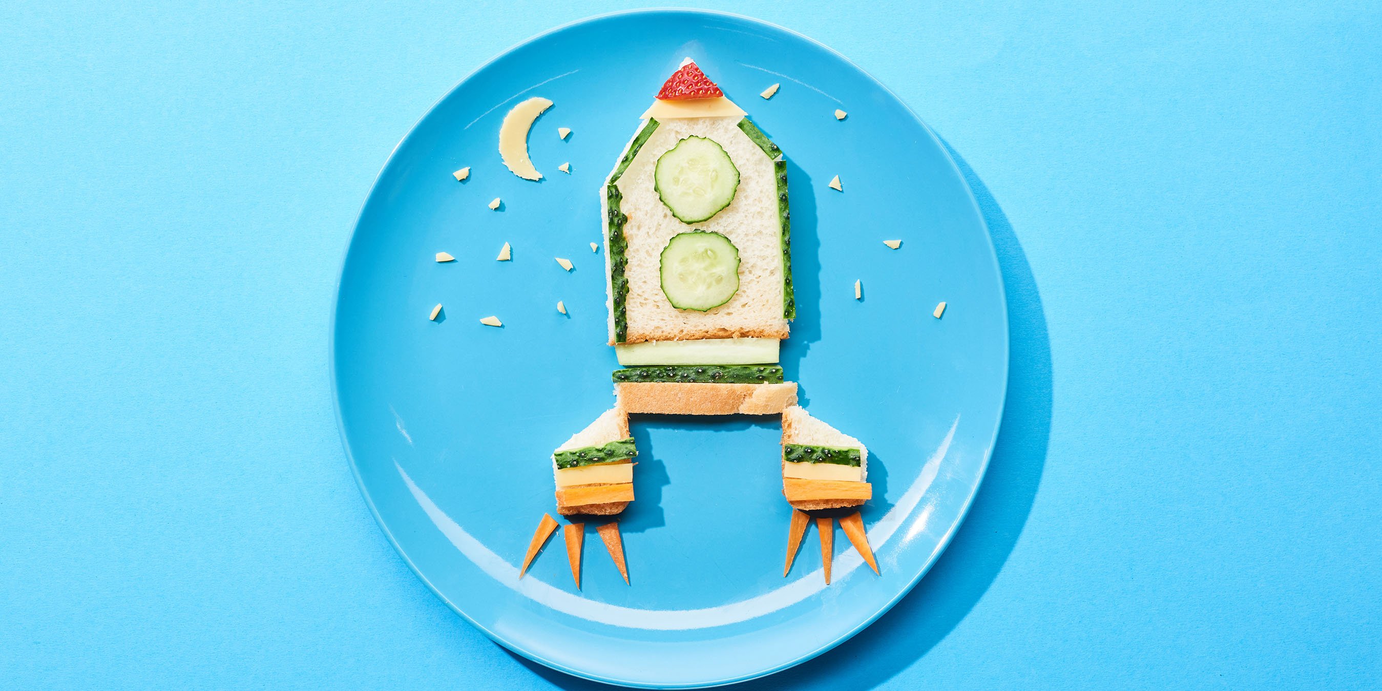 Featured image: A sandwich cut to look like a rocket. - Read full post: Space Food!